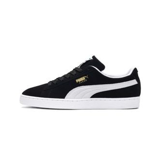 Puma classic suede shoes black